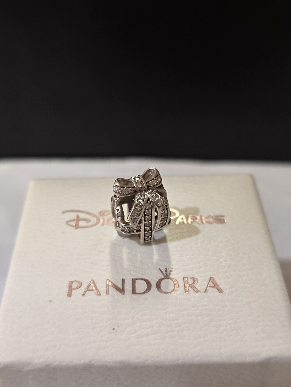 Retired Pandora All Wrapped Up Gift Charm